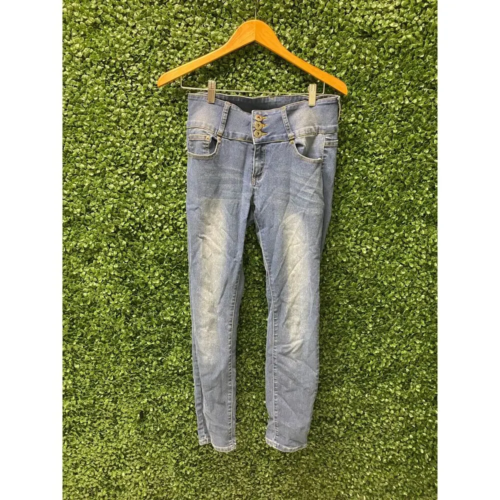 Mid Rise jeans with distressing  Size 11 - Picture 2 of 7